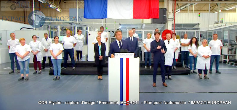 Emmanuel MACRON  - Plan pour l'automobile