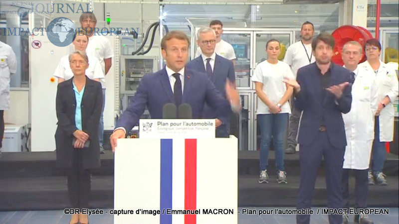 Emmanuel MACRON  - Plan pour l'automobile