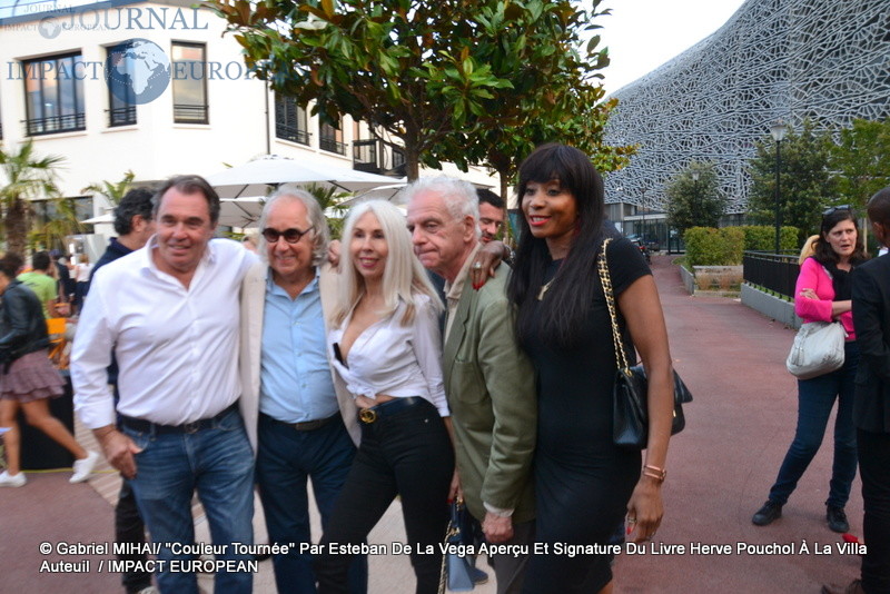 Hervé POUCHOL, Sylvain COLLARO, Véronique KOCH, Jacky et BB Ange