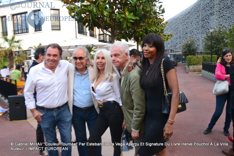 Hervé POUCHOL, Sylvain COLLARO, Véronique KOCH, Jacky et BB Ange