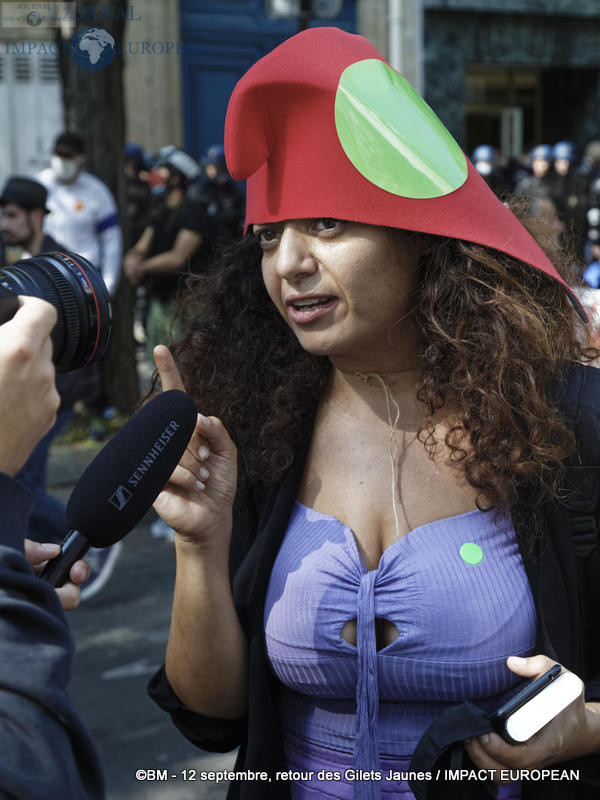 Manifestation des Gilets Jaunes du 12 septembre 2020 à Paris