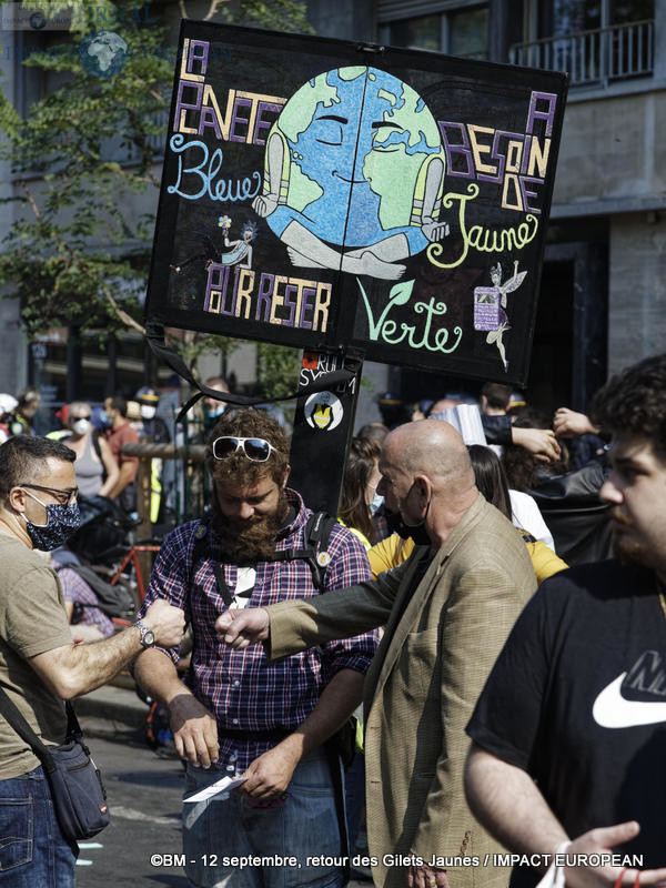 Manifestation des Gilets Jaunes du 12 septembre 2020 à Paris