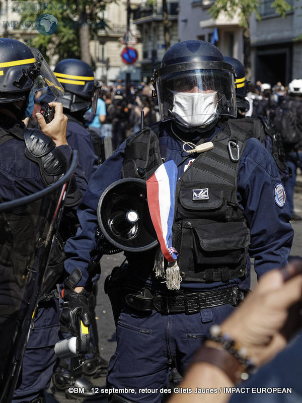 Manifestation des Gilets Jaunes du 12 septembre 2020 à Paris