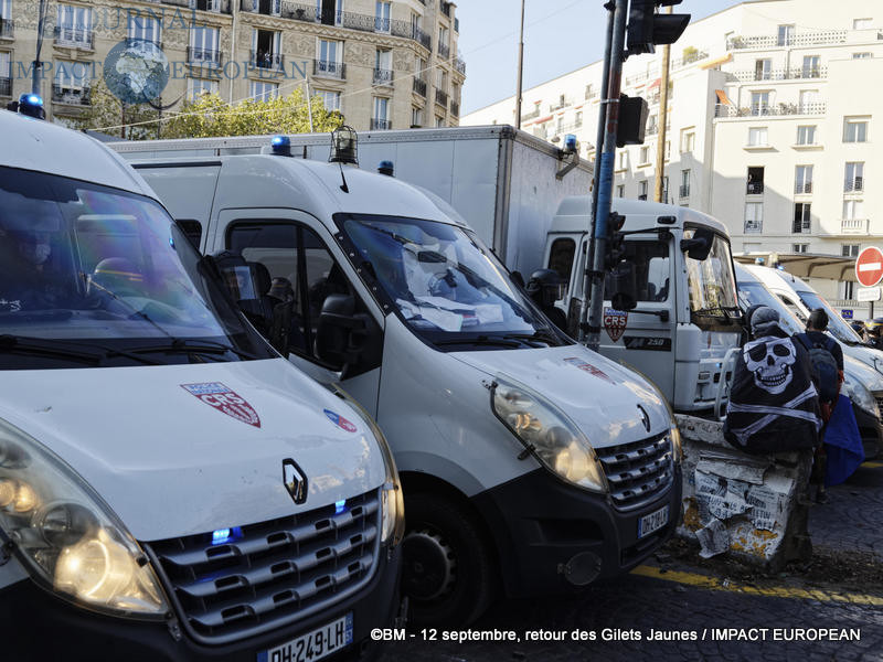 Manifestation des Gilets Jaunes du 12 septembre 2020 à Paris