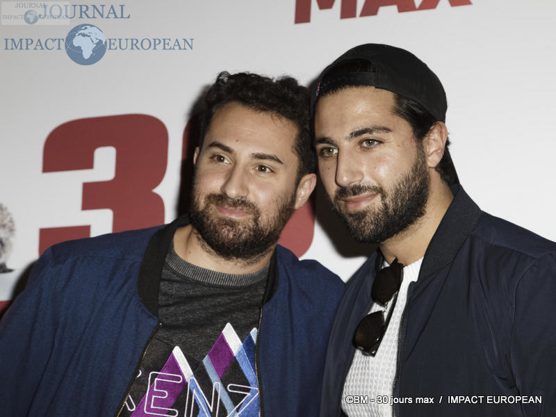 Bloggers Gary Derderian et Zaven Aslanian - Avant-première de 30 JOURS MAX à l'UGC Bercy