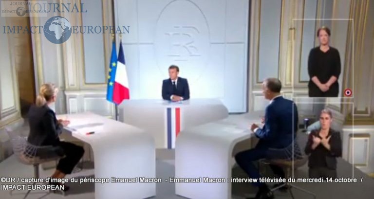 Emmanuel Macron : interview télévisée du mercredi 14 octobre