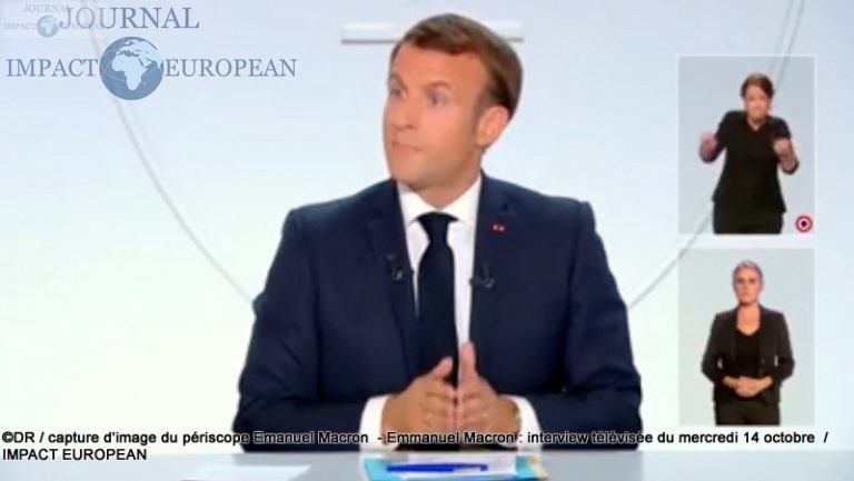 Emmanuel Macron : interview télévisée du mercredi 14 octobre