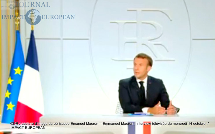 Emmanuel Macron : interview télévisée du mercredi 14 octobre