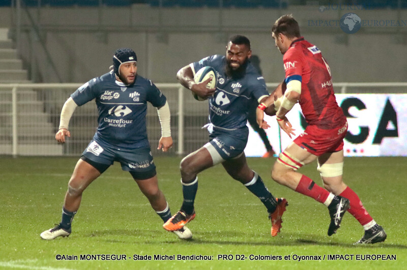 PRO D2: Colomiers - Oyonnax 21 Novembre 2020