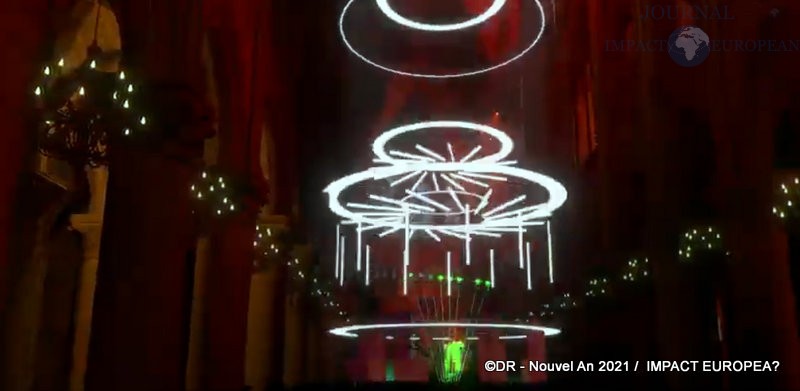 Paris - Concert de Jean-Michel Jarre dans Notre-Dame virtuelle