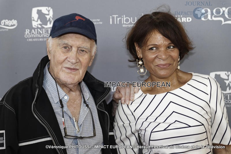 Remy Julienne et Justine Poulin - Les Herault du Cinéma et de la Télévision au Palais des Congrès du Cap d'Agde, 2019