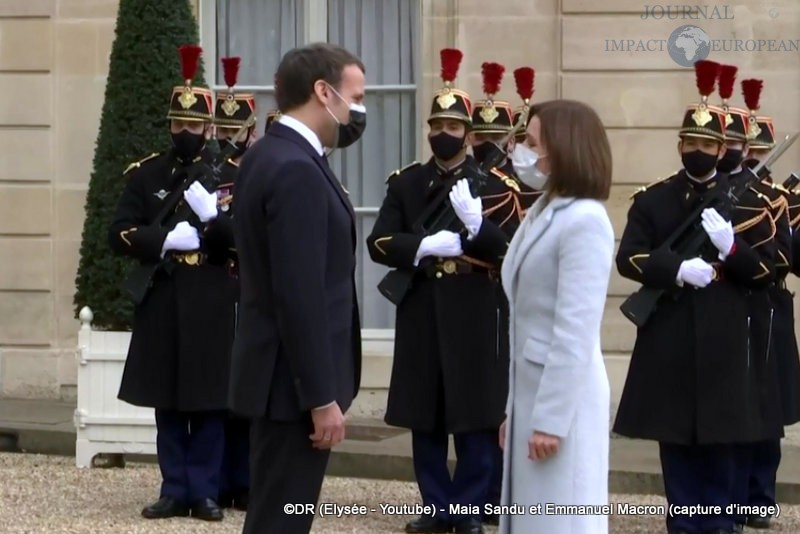 Maia Sandu et Emmanuel Macron