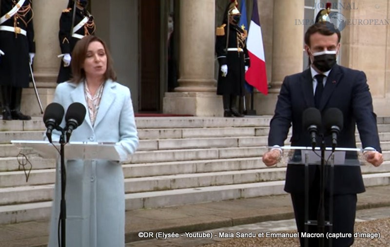 Maia Sandu et Emmanuel Macron