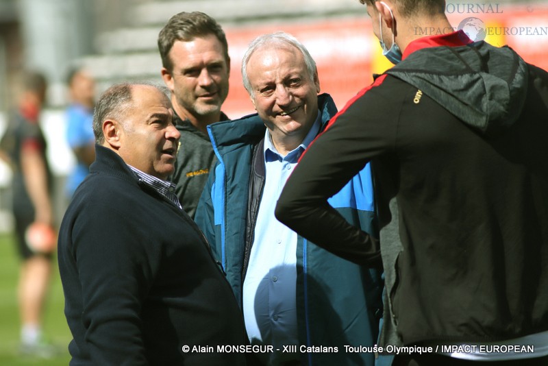 Le Président du Toulouse Olympique, Bernard Sarrazain