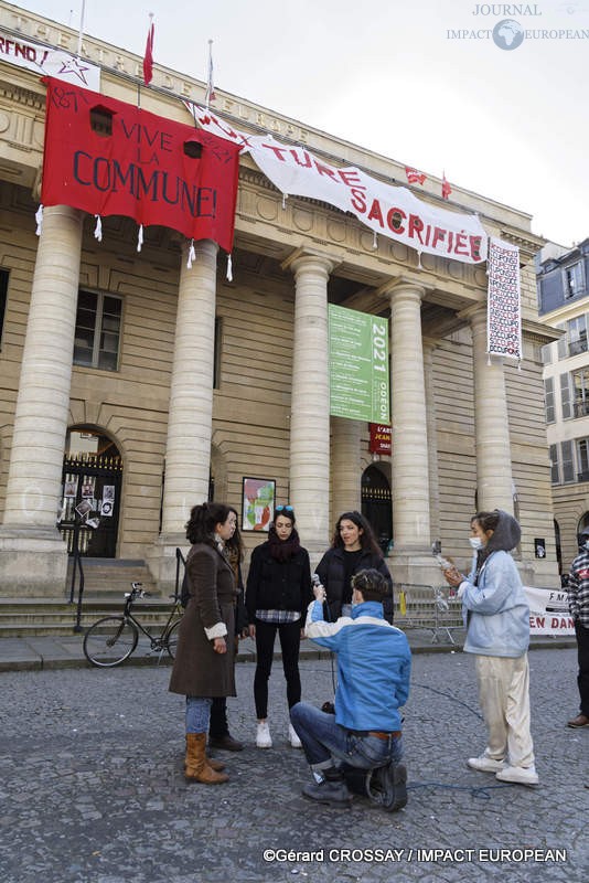 Occupation theatre de l'Odeon 01