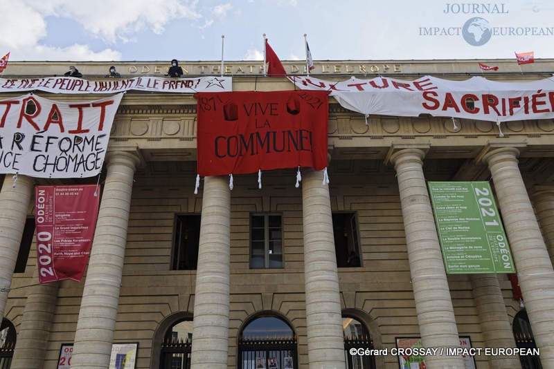 Occupation theatre de l'Odeon 11