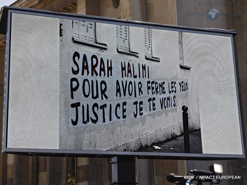 rassemblement sarah halimi 16