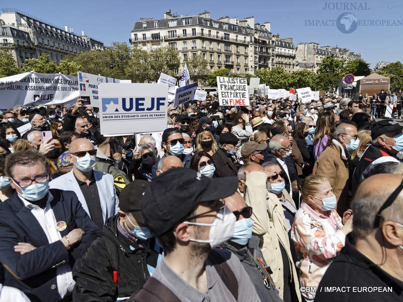 rassemblement sarah halimi 25