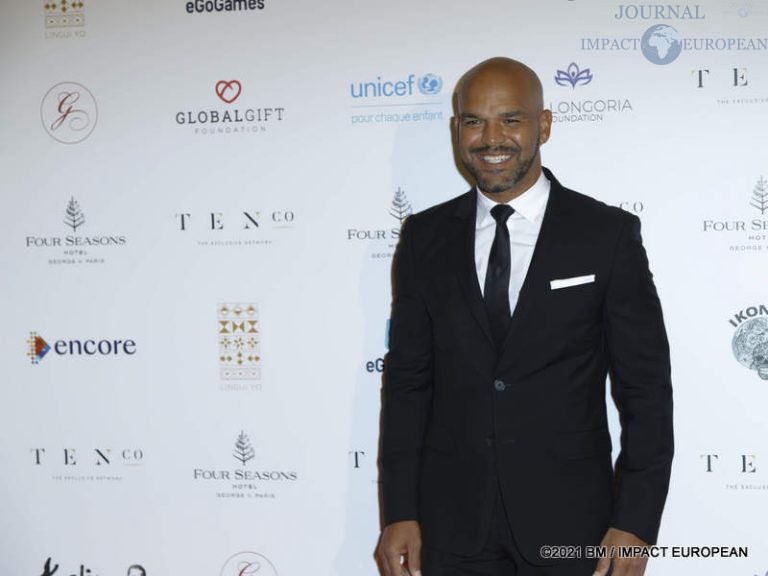 Amaury Nolasco lors de la 10ème édition du Global Gift Gala au Four Seasons Hotel George V à Paris