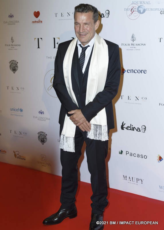 Benjamin Castaldi lors de la 10ème édition du Global Gift Gala au Four Seasons Hotel George V à Paris