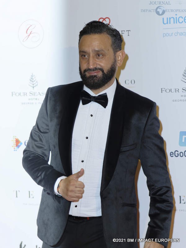 Cyril Hanouna lors de la 10ème édition du Global Gift Gala au Four Seasons Hotel George V à Paris