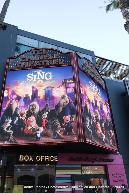 A view of Illumination Entertainment and Universal Pictures presents the AFI premiere of SING 2 at TCL Chinese Theater in Hollywood, CA on Sunday, November 14, 2021.(photo:Alex J. Berliner/ABImages)