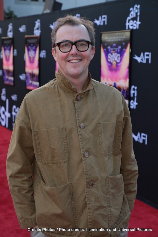 Writer/Director Garth Jennings arrives as Illumination Entertainment and Universal Pictures presents the AFI premiere of SING 2 at TCL Chinese Theater in Hollywood, CA on Sunday, November 14, 2021.(photo:Alex J. Berliner/ABImages)