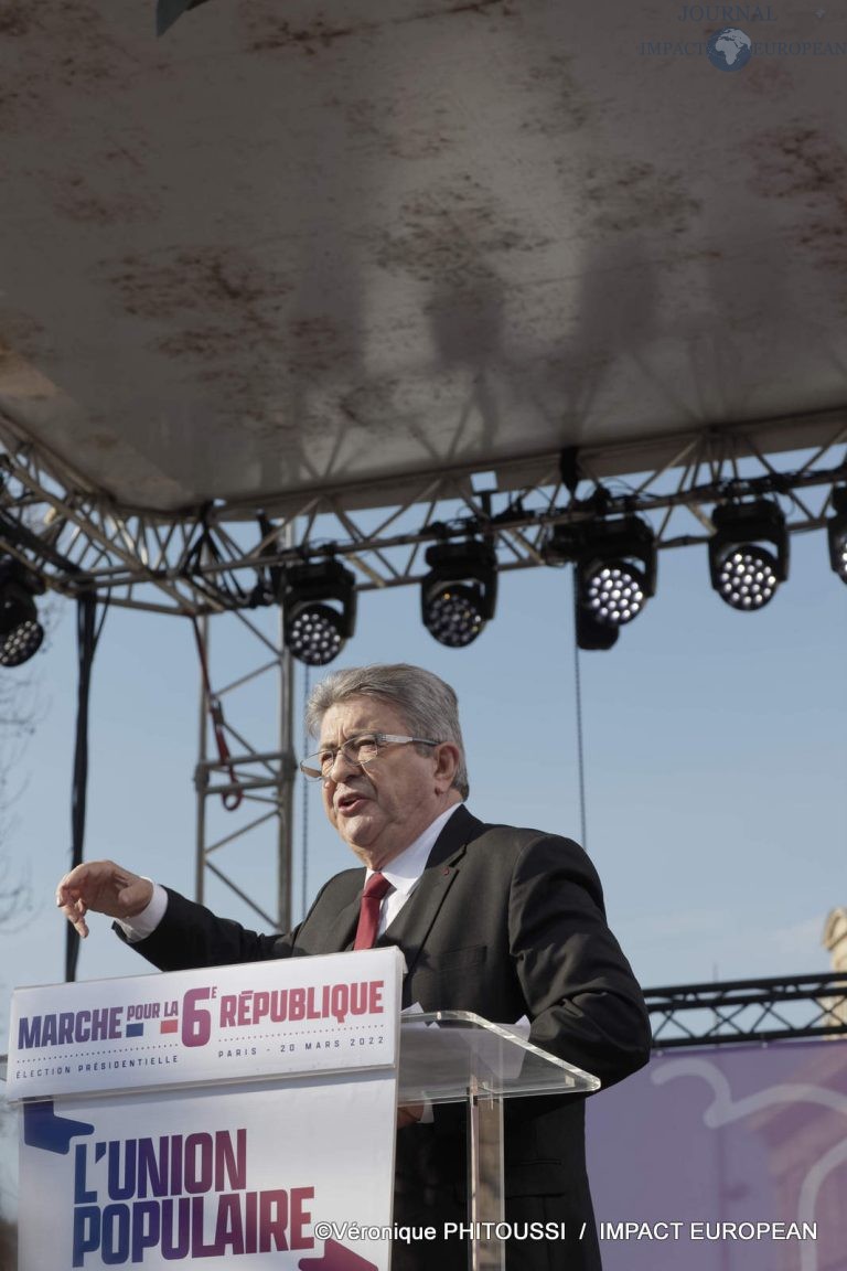 Jean-Luc Mélenchon en Meeting, Paris 13