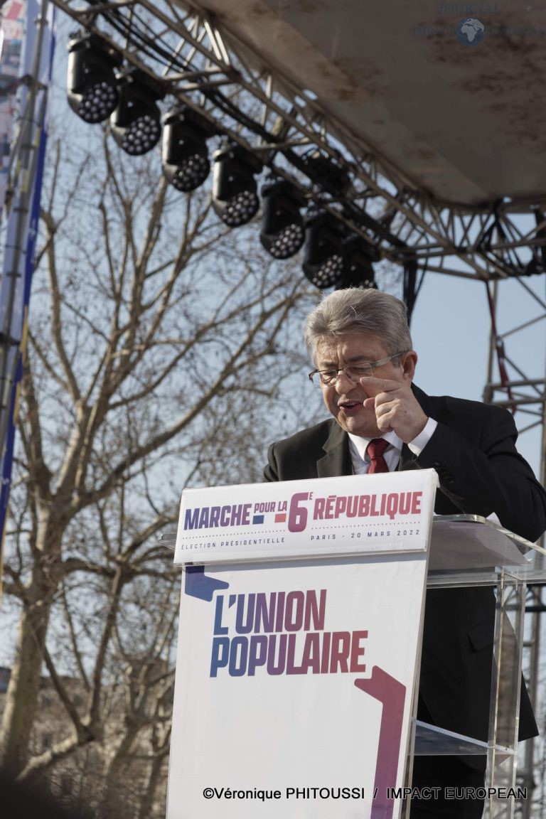 Jean-Luc Mélenchon en Meeting, Paris 7