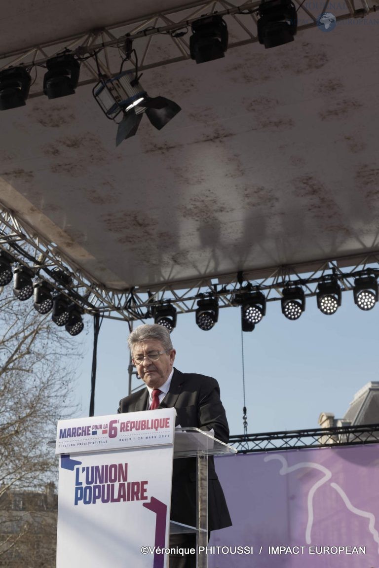 Jean-Luc Mélenchon en Meeting, Paris 9