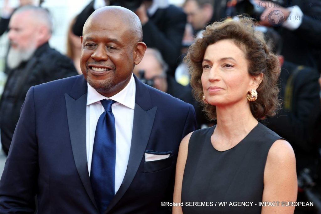 Audrey Azoulay  et Forest Whitaker