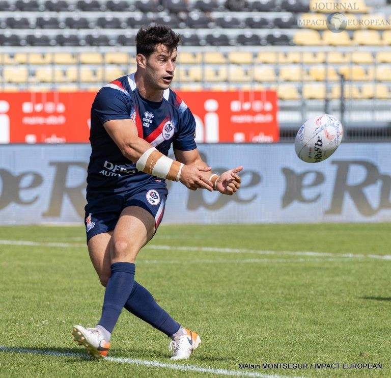 Benjamin Garcia ( Dragons Catalans ) , capitaine de l'équipe de France