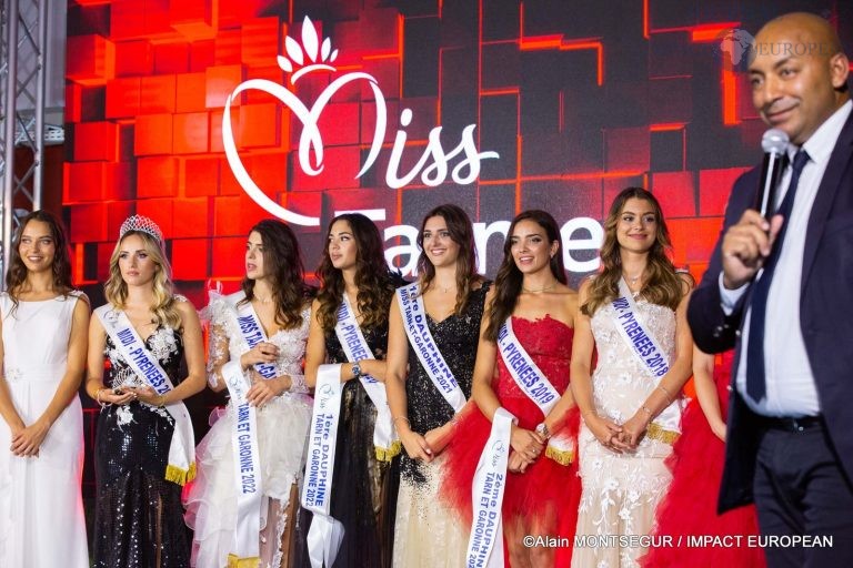 Miss Midi-pyrénées 2018 - Axelle Briel, Miss Midi-pyrénées 2019 - Andréa Magalhaes, Miss Midi-pyrénées 2020 - Emma Arrebot-Natou, Miss Midi-pyrénées 2021 - Hannah Friconnet, Miss Tarn et Garonne 2021 - Mélissa Dzafic,