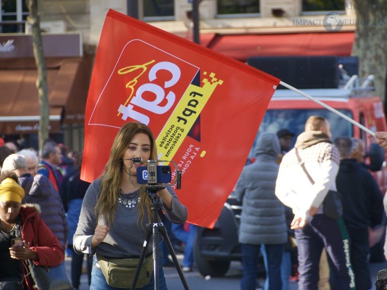 Journée de mouvement social en France / ©Cedric CHOTEL - IMPACT EUROPEAN