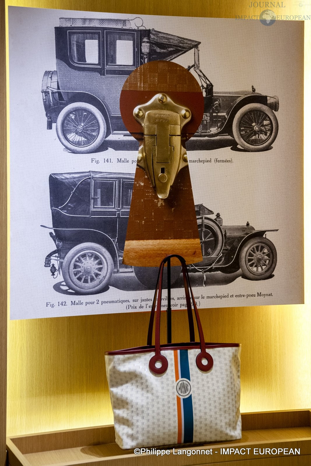 Malle de voiture de la maison Moynat - Cabinet