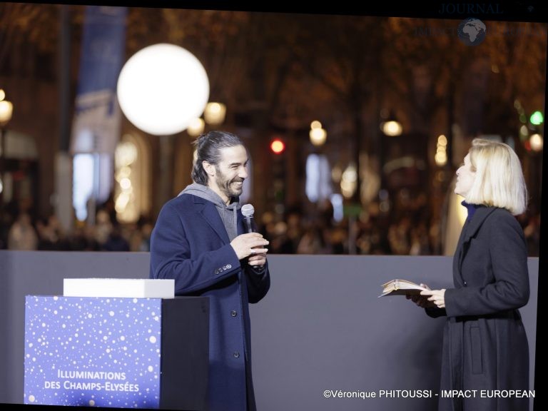 LInauguration des Illuminations de lAvenue des Champs-Elysées 2022