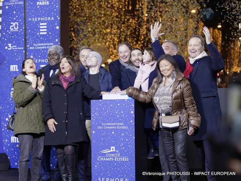 LInauguration des Illuminations de lAvenue des Champs-Elysées 2022