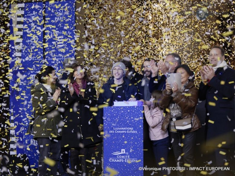 LInauguration des Illuminations de lAvenue des Champs-Elysées 2022