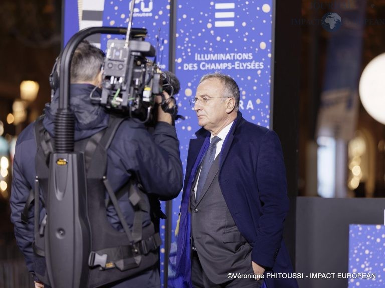 LInauguration des Illuminations de lAvenue des Champs-Elysées 2022