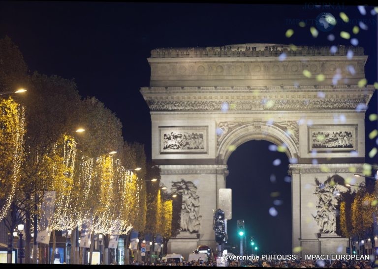 LInauguration des Illuminations de lAvenue des Champs-Elysées 2022