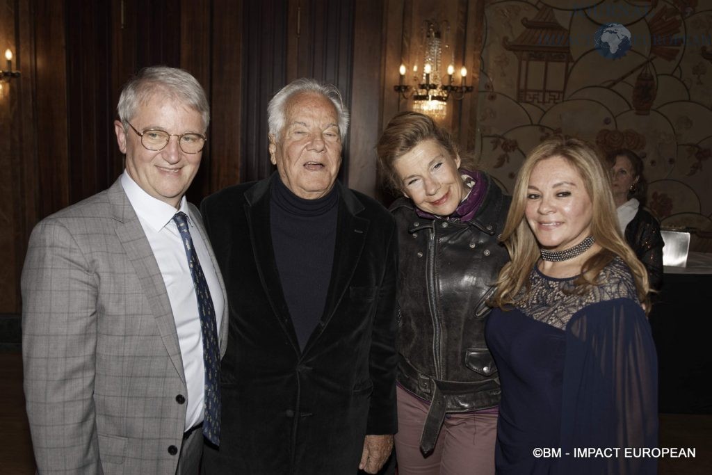 Thierry Brun, Massimo Gargia, Frigide Barjot et la princesse Maria del Pilar Murat