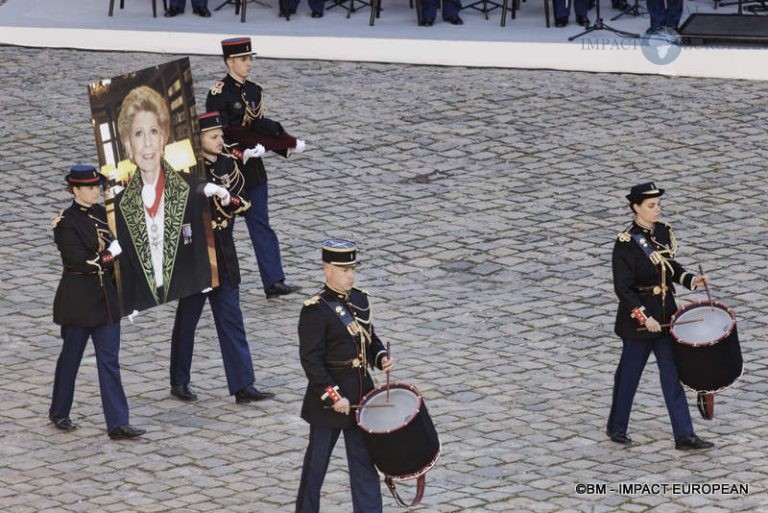 Hommage national Hélène Carrere d'Encausse 28