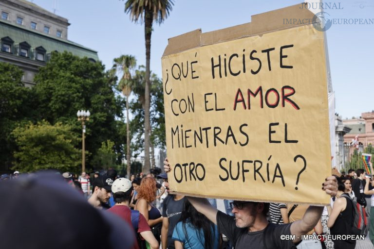 Manif contre l'inflation à Buenos Aires 17