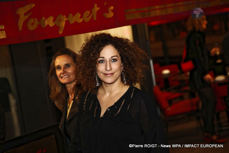 Laetitia Gonzalez et Mona Achache - Dîner des nommés des César 2024 au Fouquet's Paris