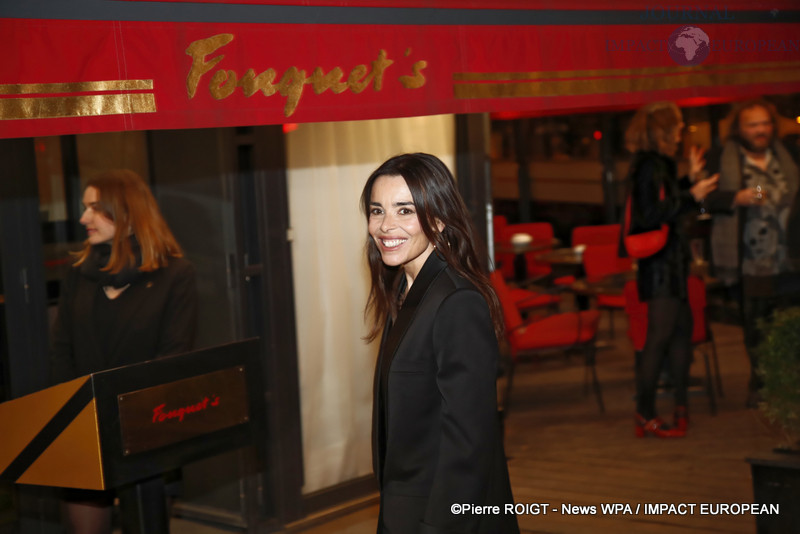 Elodie Bouchez - Dîner des nommés des César au Fouquet's Paris