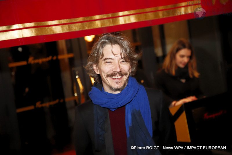 Swann Arlaud - Dîner des nommés des César 2024 au Fouquet's Paris