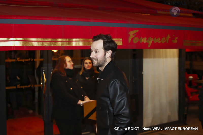 Benjamin Lavernhe - Dîner des nommés des César au Fouquet's Paris