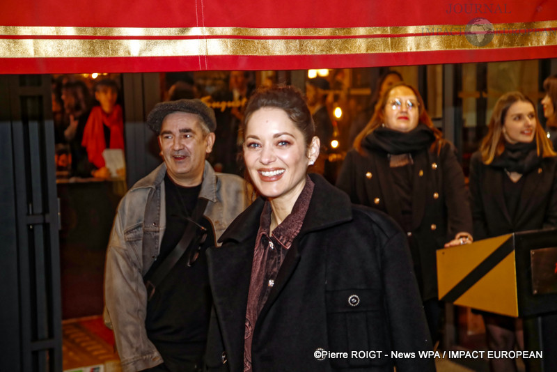 Marion Cotillard - Dîner des nommés des César 2024 au Fouquet's Paris