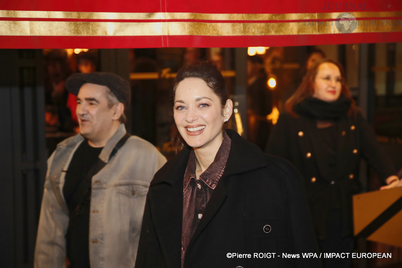 Marion Cotillard - Dîner des nommés des César 2024 au Fouquet's Paris