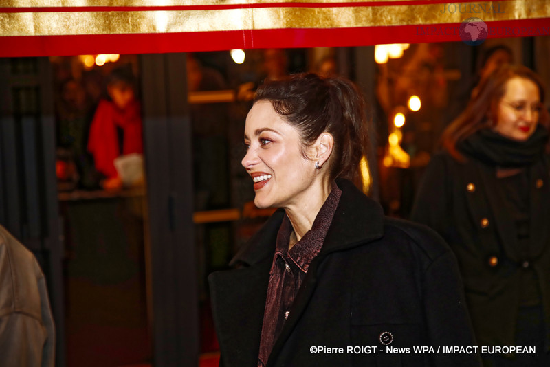 Marion Cotillard - Dîner des nommés des César 2024 au Fouquet's Paris